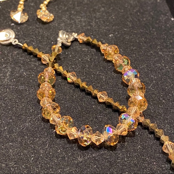 Handmade Swarovski crystal jewelry set - Picture 4 of 6